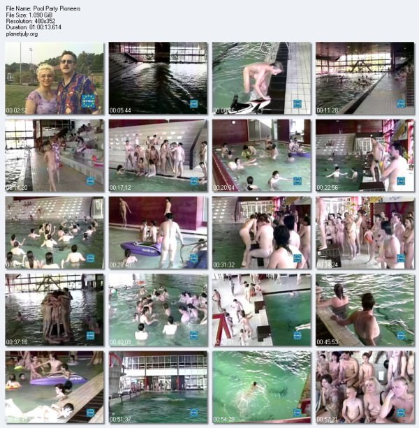 FKK video - FKK pool party pioneers [FKK-Community]