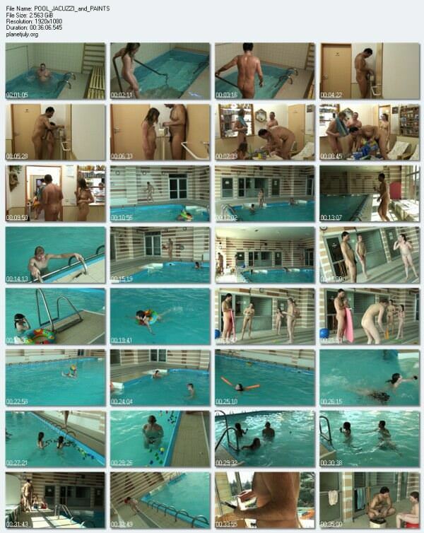 FKK video - nudists in the pool HD [FKK-Community]