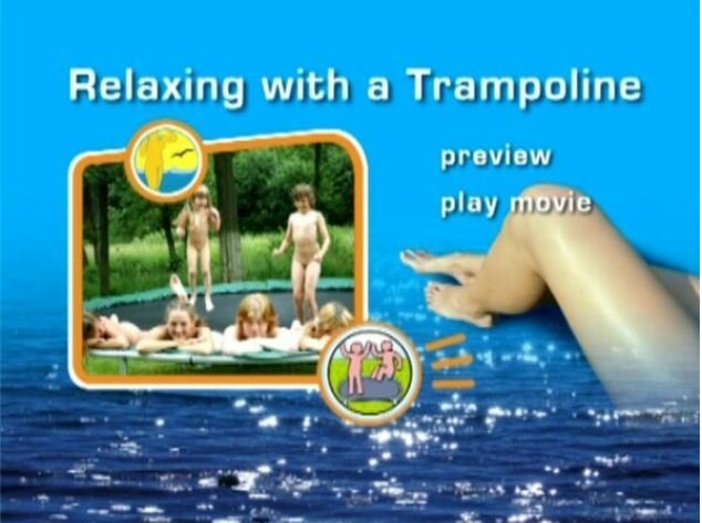 FKK video - Relaxing with a trampoline Familienfreikörperkultur [FKK-Community]