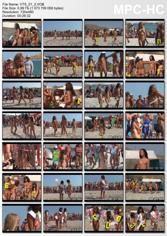 Family Beach Pageant - FKK video (part 1) [FKK-Community]