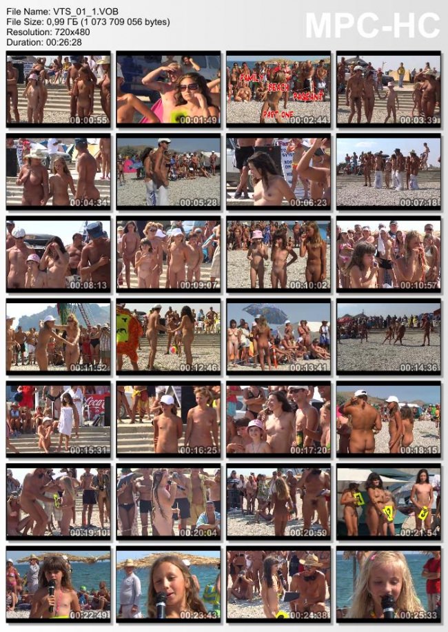 Family Beach Pageant - FKK video (part 1) [FKK-Community]