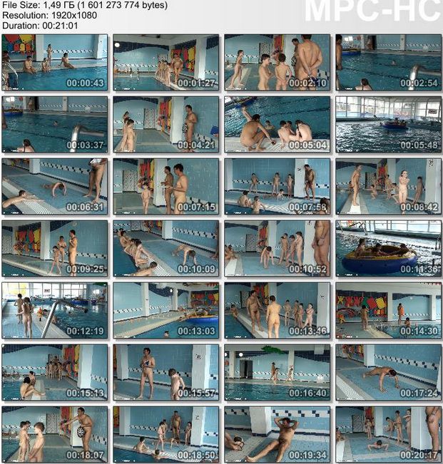 FKK familienkultur in den pool video (HD 1920*1080) [FKK-Community]